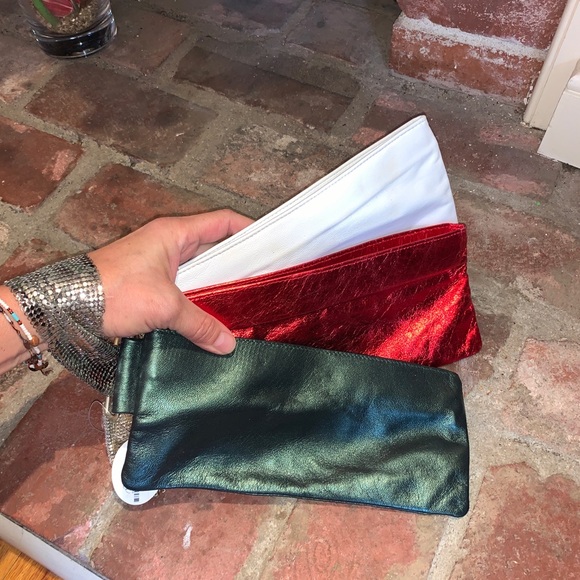 Georgie Alexander Leather Wristlet Clutch - Picture 2 of 8